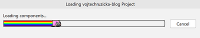 Nyan cat progress bar