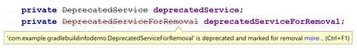 IDEA Enhanced deprecation