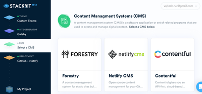 Selecting a CMS
